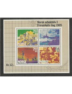 NORWAY 1985 Stamp Day s/s MNH**