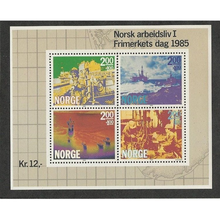 NORWAY 1985 Stamp Day s/s MNH**