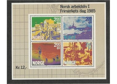 NORWAY 1985 Stamp Day s/s MNH**