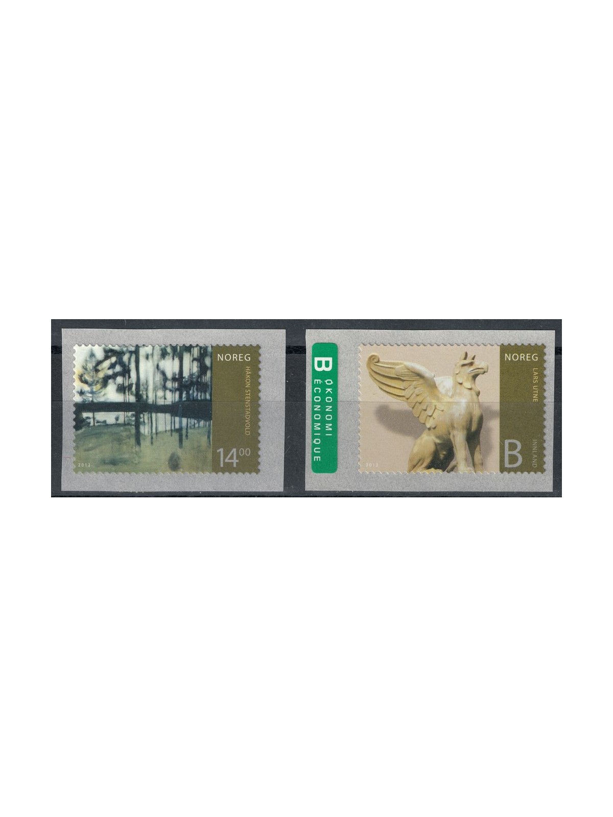 NORWAY 2012 Norwegian Art 2v MNH**