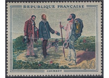 FRANCIA 1962 Arte (Courbet, L'incontro) MNH**