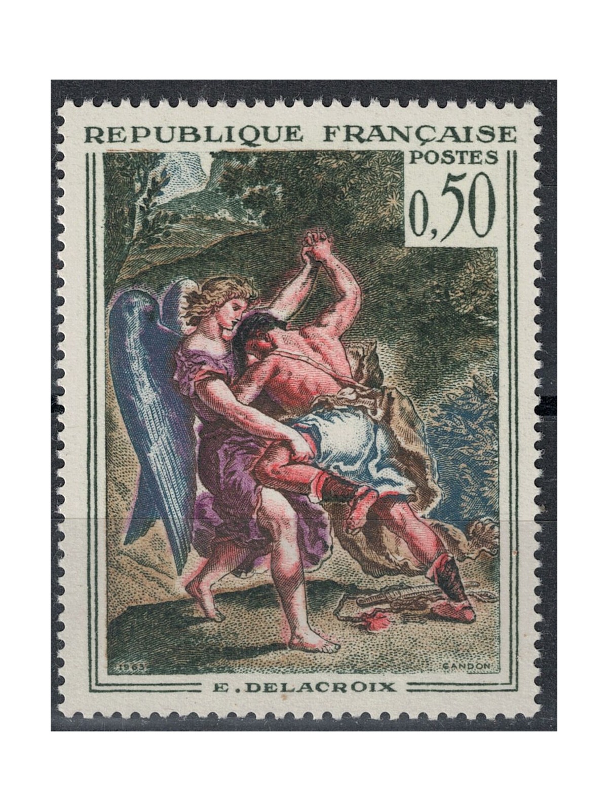 FRANCIA 1963 Arte (Delacroix) MNH**