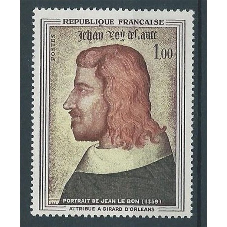 FRANCIA 1964 Arte (Girard D'Orleans, Giovanni II il Buono) MNH**