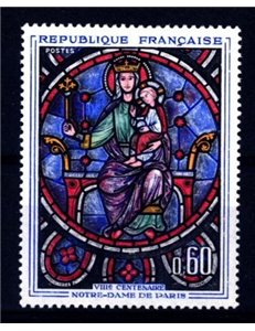FRANCE 1964 Art (Notre-Dame Stained Glass Window) MNH**