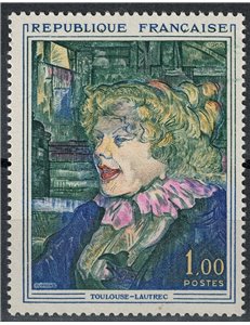 FRANCIA 1964 Arte (Toulouse Lautrec) MNH**