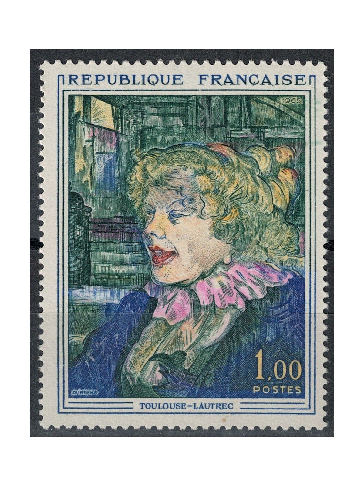FRANCIA 1964 Arte (Toulouse Lautrec) MNH**