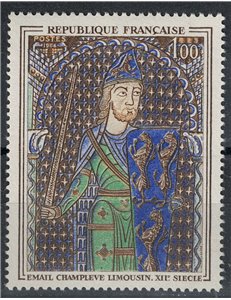 FRANCIA 1964 Arte (Smalto, Goffredo IV il Bello) MNH**