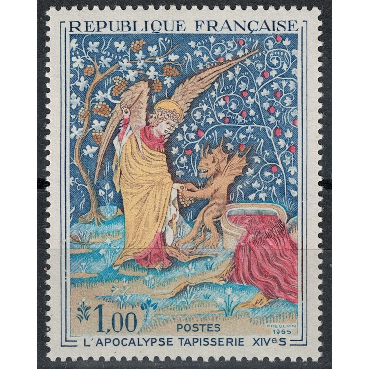 FRANCIA 1965 Arte (Arazzo, L'Apocalisse) MNH**