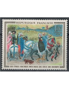 FRANCIA 1965 Arte (Le très riches heures du Duc Berry) MNH**