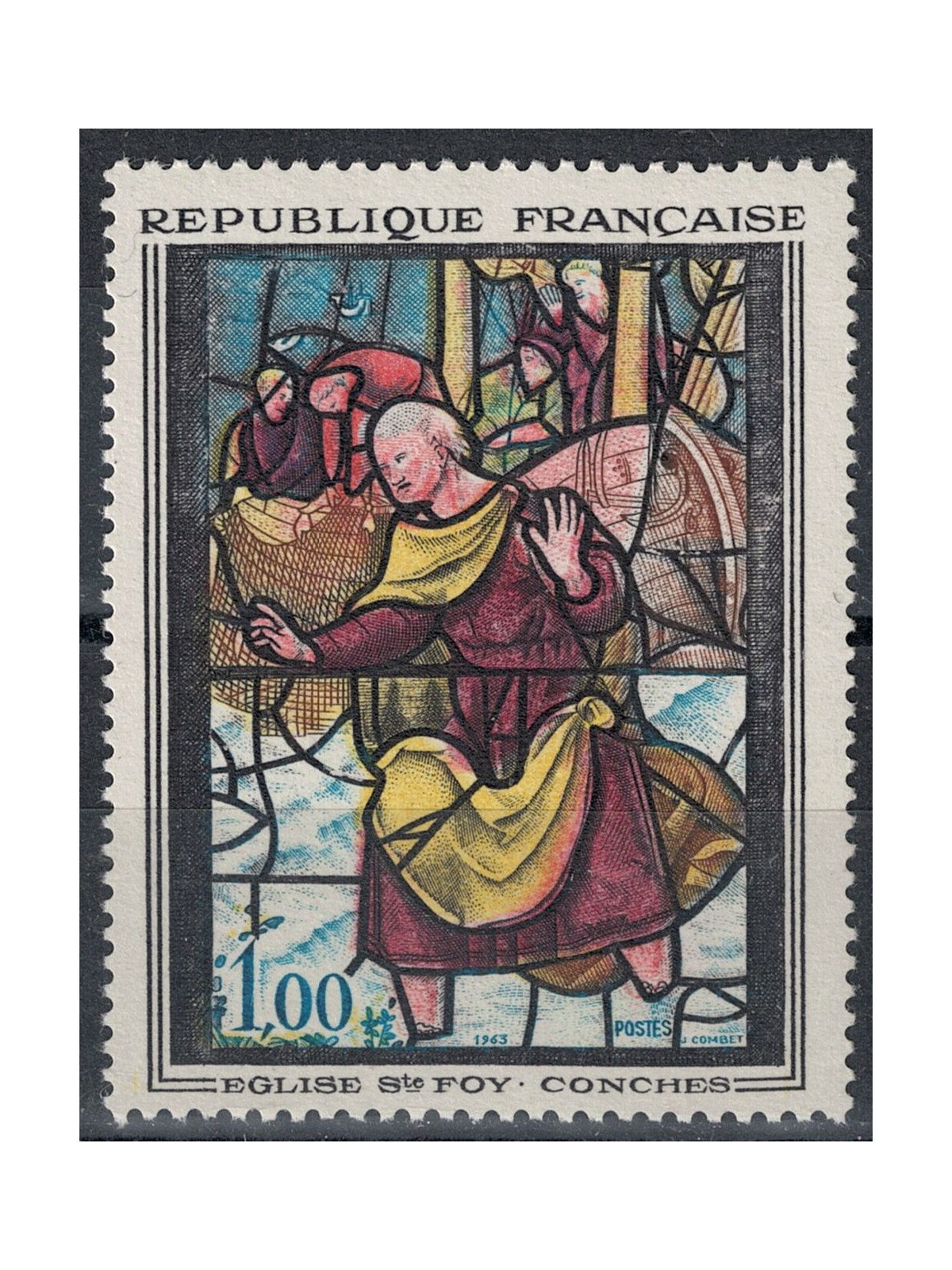 FRANCIA 1963 Arte (Chiesa di San Foy) MNH**