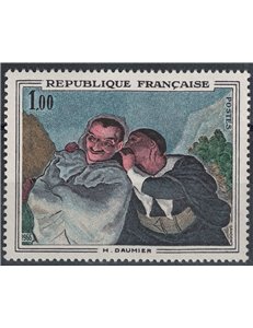 FRANCIA 1966 Arte (Daumier, Crispino e Scapino) MNH**