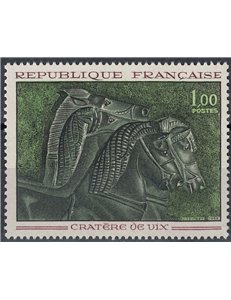 FRANCE 1966 Art (Vix Crater) MNH**