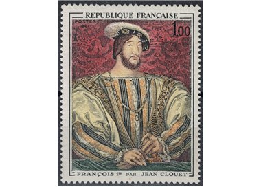 FRANCE 1967 Art (Jean Clouet, Francis I) MNH**