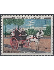 FRANCIA 1967 Arte (Henri Rousseau, Il carretto di padre Juniet) MNH**