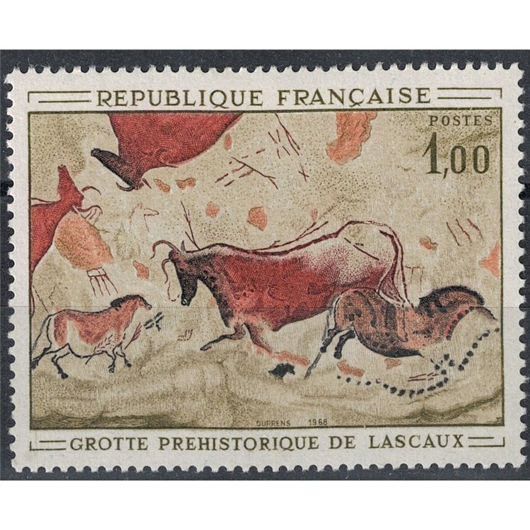 FRANCIA 1968 Arte (Grotta di Lascaux) MNH**