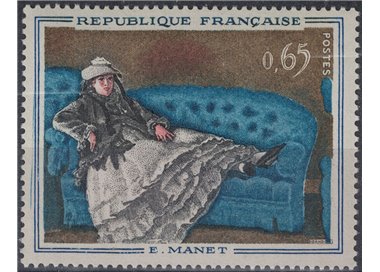 FRANCIA 1962 Arte (Madame Manet sul divano blu) MNH**
