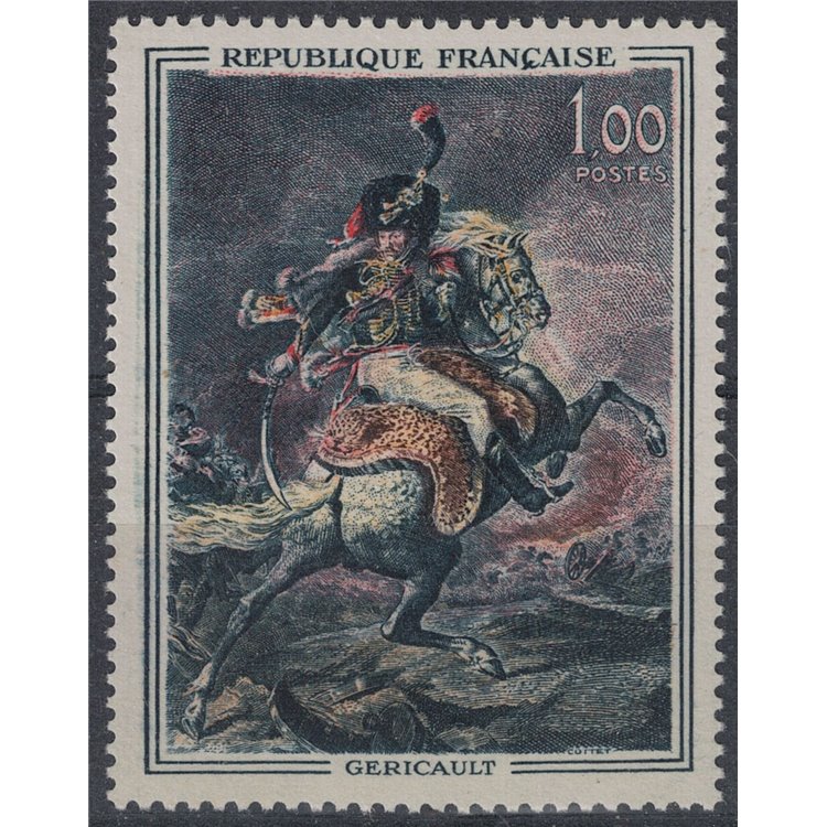FRANCE 1962 Art (Géricault, Officer of mounted hunters) MNH**