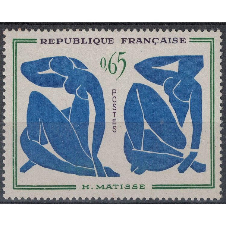 FRANCE 1961 Art (Matisse, The Blue Nudes) MNH**