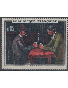 FRANCE 1961 Art (Cézanne, The Card Players) MNH**