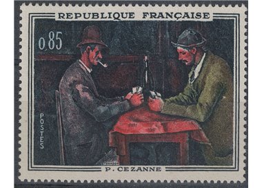 FRANCE 1961 Art (Cézanne, The Card Players) MNH**