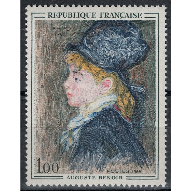FRANCE 1968 Art (Renoir, Portrait of a Model) MNH**