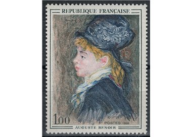 FRANCIA 1968 Arte (Renoir, Ritratto di modella) MNH**