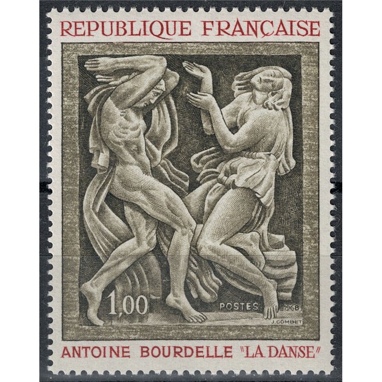 FRANCE 1968 Art (Antoine Bourdelle, Dance) MNH**