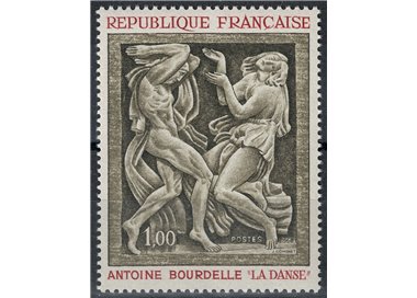 FRANCE 1968 Art (Antoine Bourdelle, Dance) MNH**