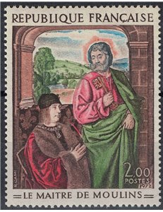 FRANCIA 1972 Arte (Maitre Moulins, P. De Bouron) MNH**