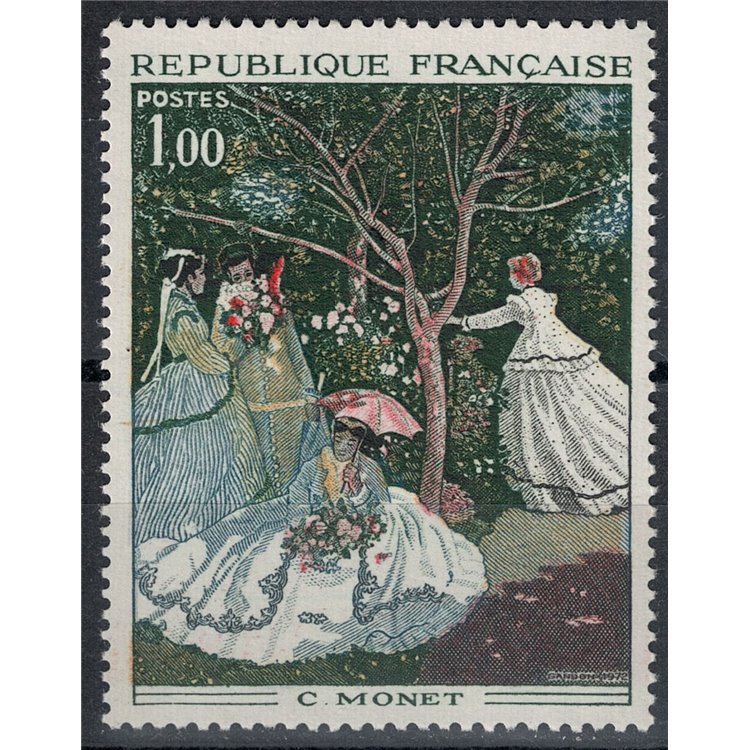 FRANCIA 1972 Arte (C. Monet, Donne in giardino) MNH**