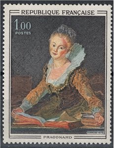 FRANCE 1972 Art (Fragonard, Studio) MNH**