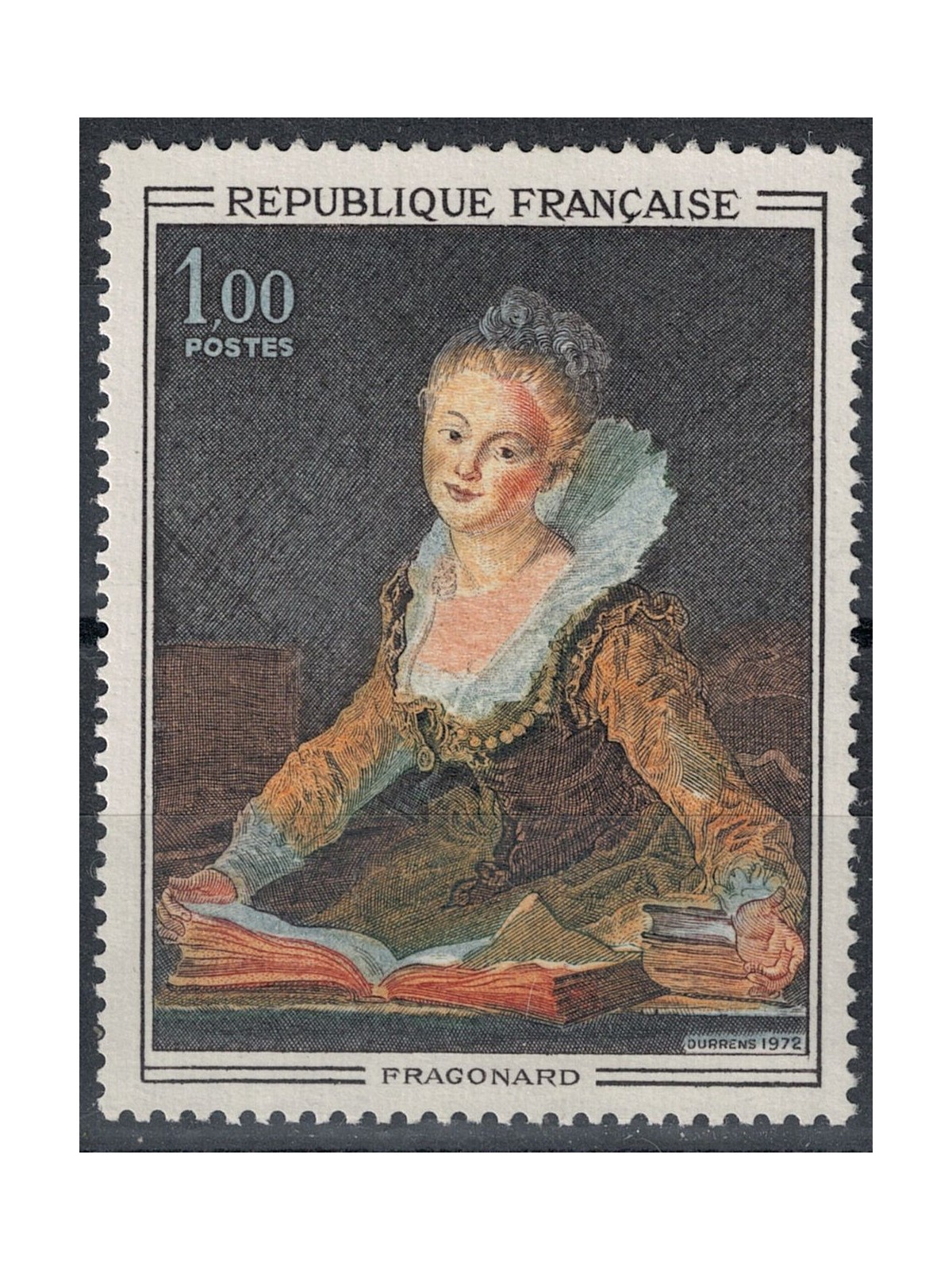 FRANCE 1972 Art (Fragonard, Studio) MNH**
