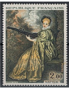 FRANCE 1973 Art (Watteau, La Finette) MNH**