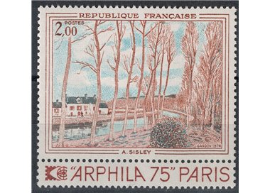 FRANCE 1974 Art (A. Sisley, Canale Long) MNH**