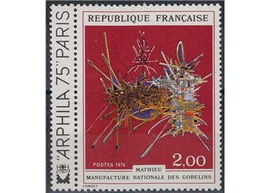 FRANCE 1974 Art (Mathieu, Tapestry) MNH**