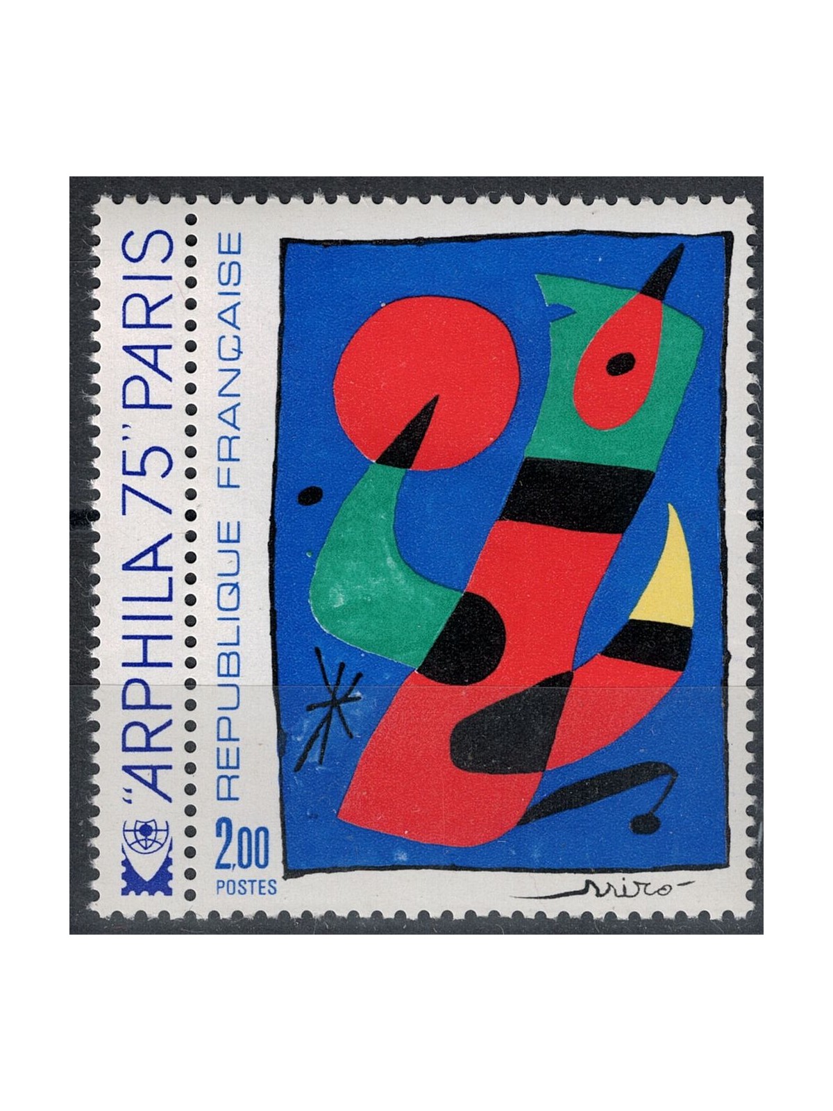 FRANCIA 1974 Arte (Joan Mirò) MNH**