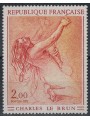 FRANCE 1973 Art (Charles Le Brun, Study of a Woman) MNH**