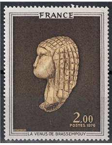 FRANCE 1976 Art (The Venus of Brassempouy) MNH**