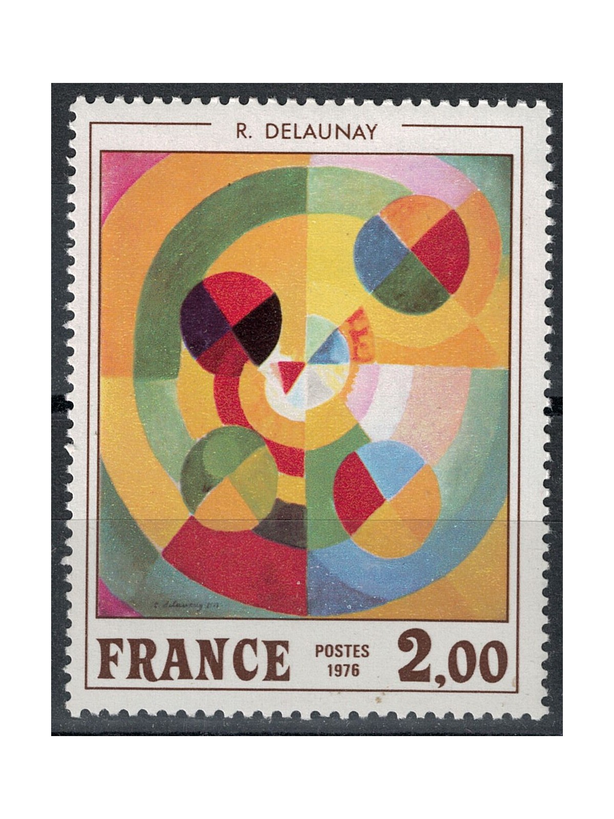 FRANCIA 1976 Arte (R. Delaunay, Gioia di vivere) MNH**
