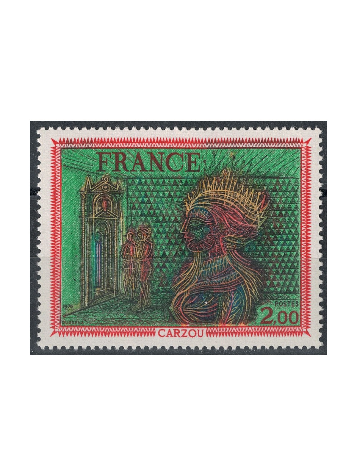 FRANCE 1976 Art (Carzou, Portrait) MNH**