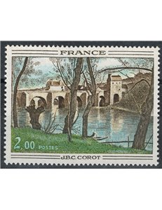 FRANCE 1977 Art (JBC Corot, Mantes Bridge) MNH**