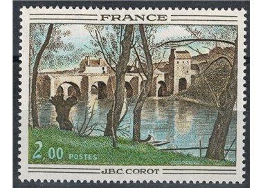 FRANCE 1977 Art (JBC Corot, Mantes Bridge) MNH**