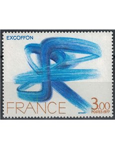 FRANCE 1977 Art (Excoffon, Original work) MNH**