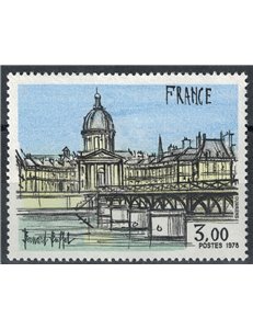 FRANCIA 1978 Arte (B. Buffet, Veduta di Parigi) MNH**