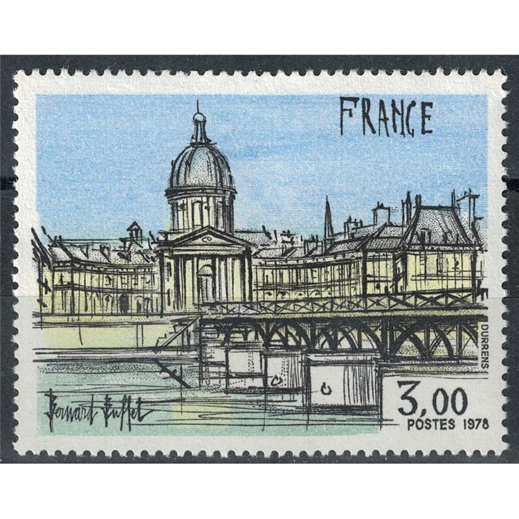 FRANCIA 1978 Arte (B. Buffet, Veduta di Parigi) MNH**