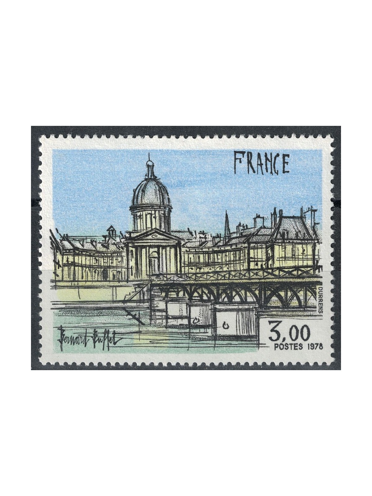 FRANCE 1978 Art (B. Buffet, View of Paris) MNH**