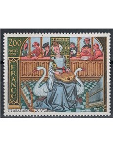 FRANCIA 1979 Arte (Miniatura sulla musica) MNH**