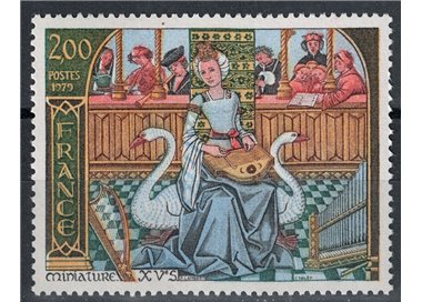 FRANCE 1979 Art (Miniature on music) MNH**