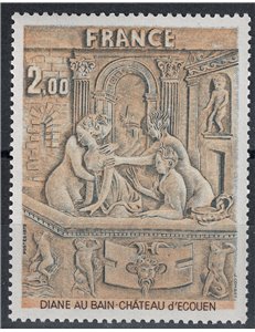 FRANCE 1979 Art (Sculpture, Diana Bathing) MNH**