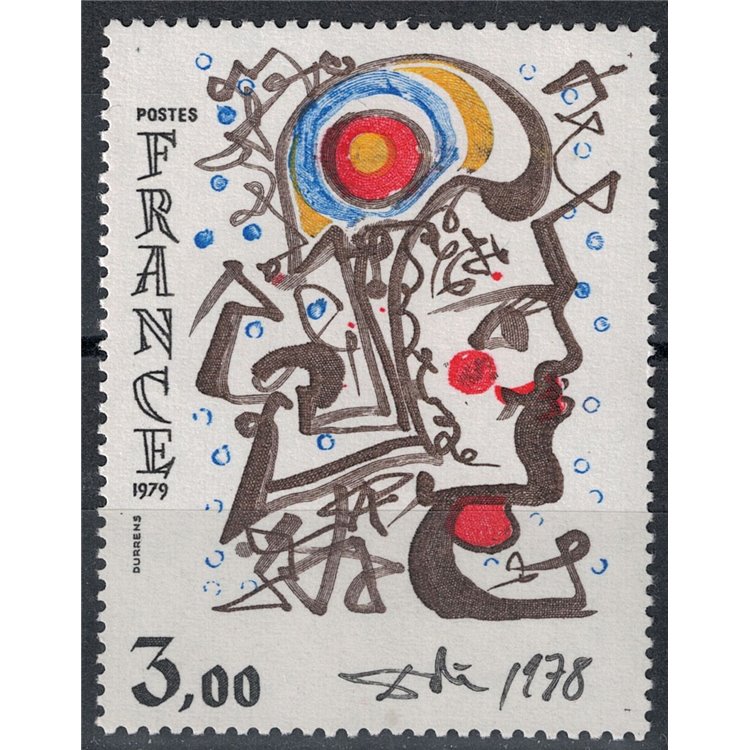 FRANCIA 1979 Arte (Salvator Dalì, Chapelain) MNH**